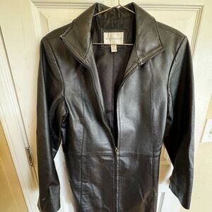 Worthington Women's Black Leather Jacket